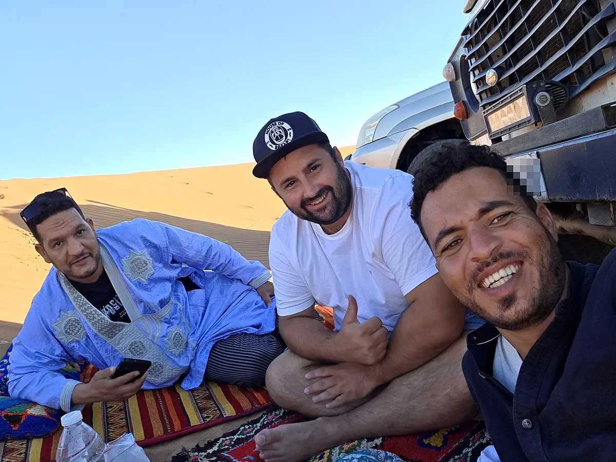 Traveler in the Sahara